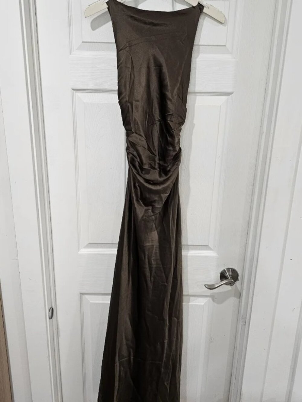 Reformation Anaiis Morel Silk Dress - Picture 4 of 10
